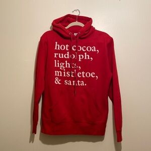 PACIFIC & CO. cotton blend Holliday red hoodie. Size S